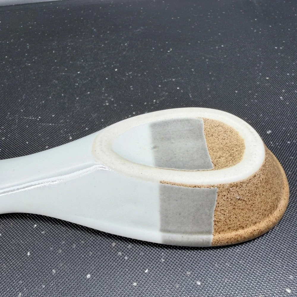 Otagiri Japan Ceramic Spoon Rest Seashell Beach‎ Nautical Sand White 9 Inch